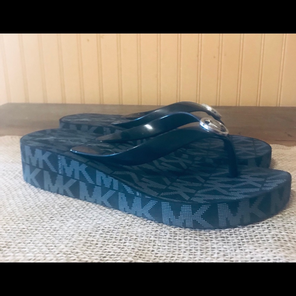 NWOB, Michael Kors MK Logo Flip Flops